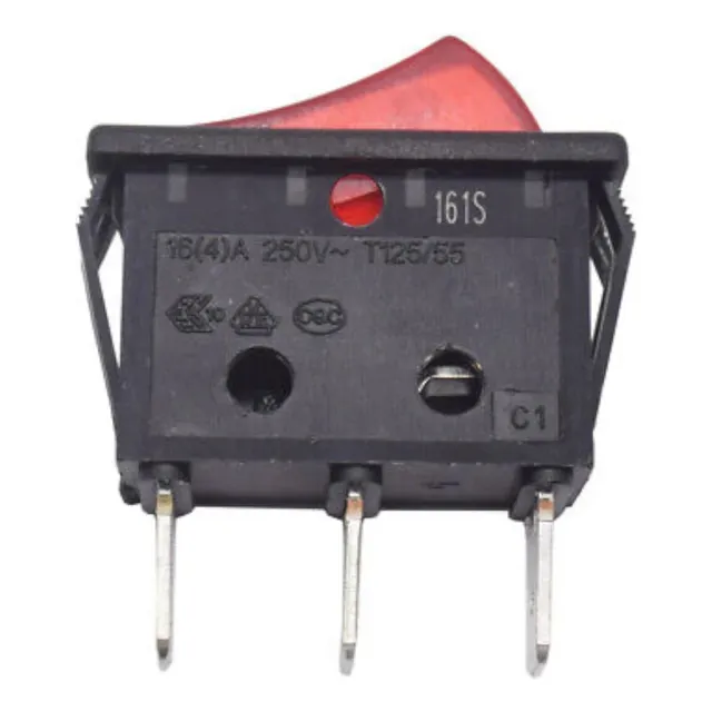 Switch De Alimentación Power 2p Rojo Stanley