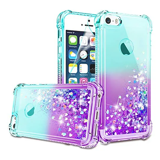 Gritup iPhone 5/iPhone 5s Case, Funda iPhone SE Con Cq4mm