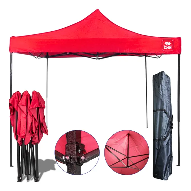 Tenda Gazebo 3x3 Sanfonada Barraca De Feira Praia São João