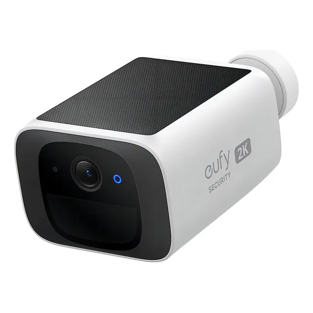 Cámaras de Seguridad Eufy Security S220 SoloCam - 1 Cámara con Carga Solar, 1080p HD, Detección Humana, Visión Nocturna, Instalación Fácil, Sin Tarifas Mensuales