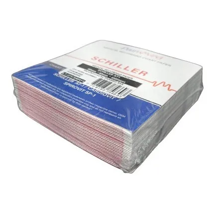 Resma Papel Térmico P/ecg 90mmx90mmx400h Schiller At-1/sp-1