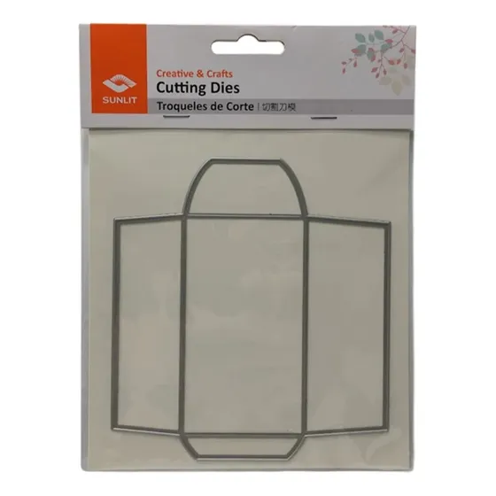 Faca De Corte E Relevo Em Metal Mini Envelope Retangular