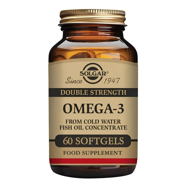 Omega 3 De Doble Potencia Solgar 60 Cápsulas Blandas