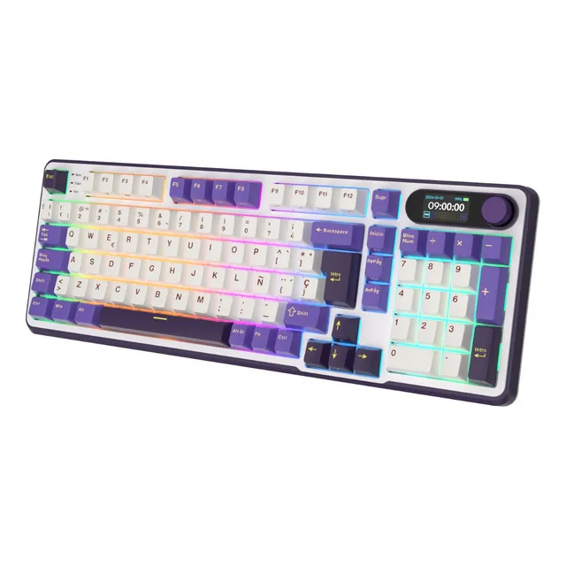 Spanish Mechanical Keyboard Rk Royal Kludge S98 Blackberry