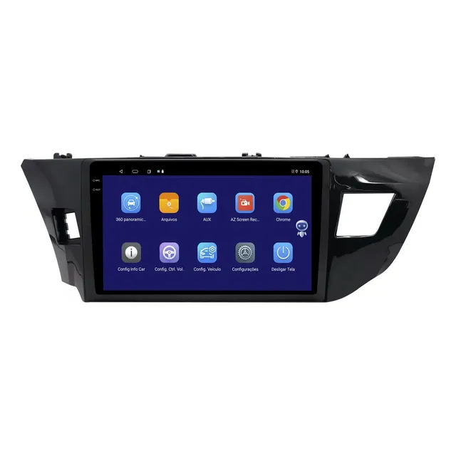 Multimidia Corolla 2015/16 9p Android13 Octacore 4gb Chip 4g