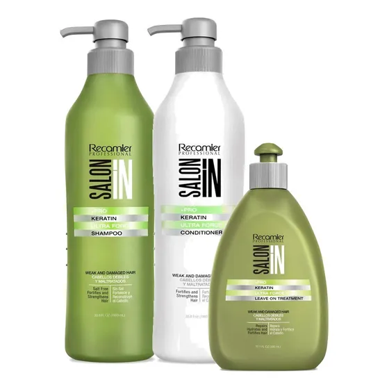 Shampoo Con Acondicionador Salon In Keratin Ultra Sin Sal