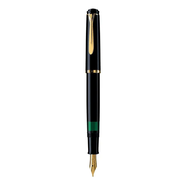 Pluma Estilográfica Pelikan M200 Negro Ancho 994012