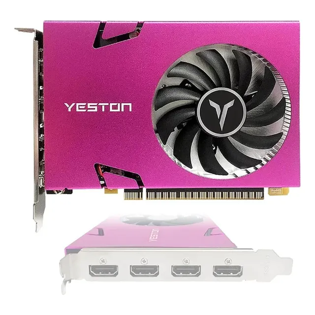 Yeston Gt730 4gb 4hdmi Gaming Graphics Tarjetas, 128 Bit Ddr