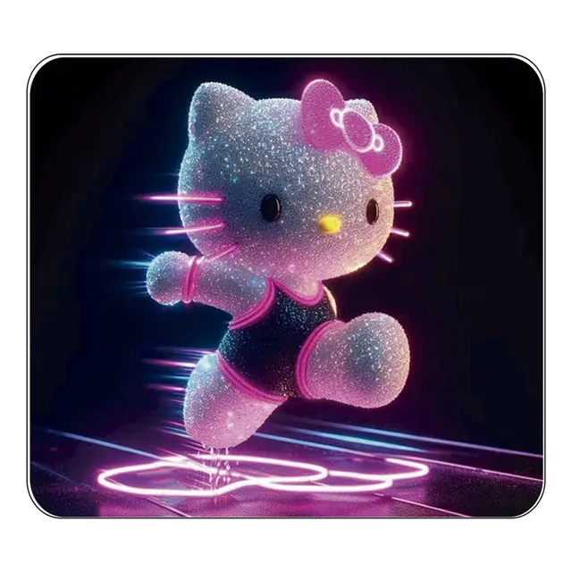 Mouse Pad Hello Kitty Rosa Regalo Amiga Nena 1446