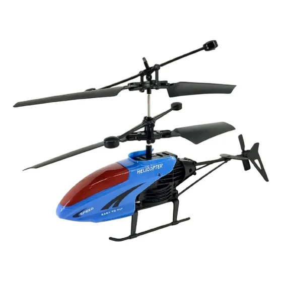 Helicoptero Radio Control Vuela Con Luz Recargable Juguete