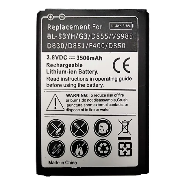 Bateria Pila LG Modelo  Bl-53yh D850 D855 Ls990 3500mah