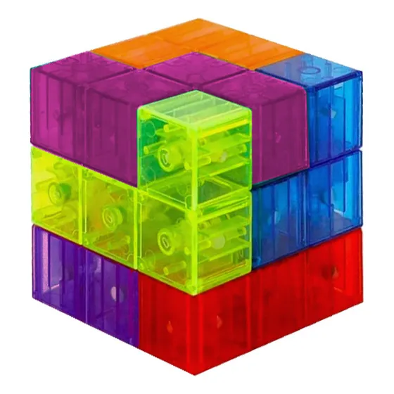 Juego De Lógica Cubo Magnético Adetec