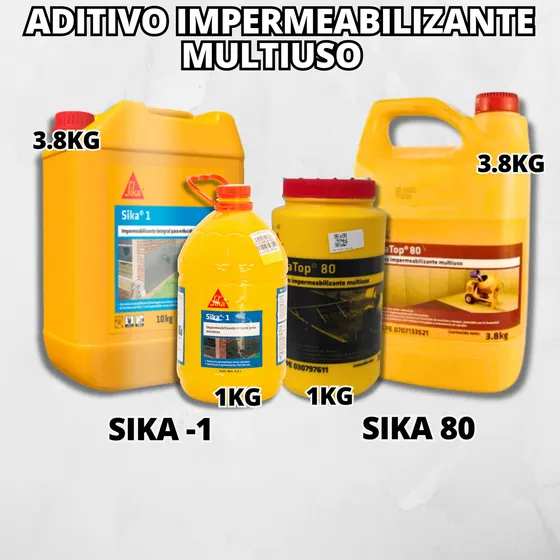 Aditivo Impermeabilizante Multiuso Sika 80/-1
