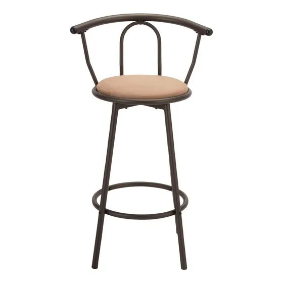 Silla Bar Alta Giratoria/ Elegante/ Moderna/ Resistente Color Cafe