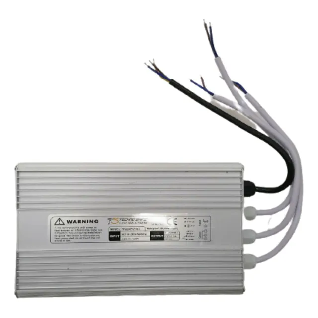 6 Pz Fuente De Poder 12v 200w Para Exterior Technoshine