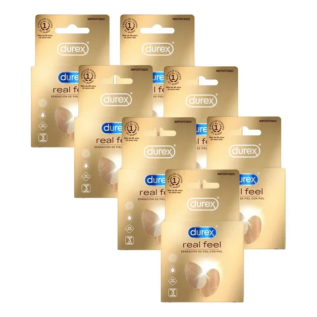 Durex Real Feel 20 Preservativos - Unidad A $2495