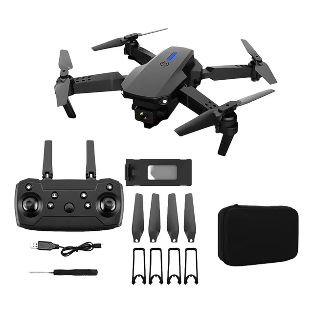 Mini Dron Recreativo 4k Camara Dual Gris Oscuro 2.4 Ghz
