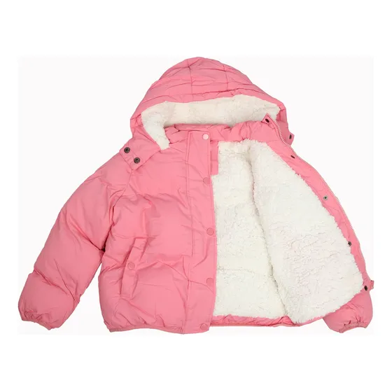 Campera Abrigo Niña Teen Inflada Colegial Escolar Corderito