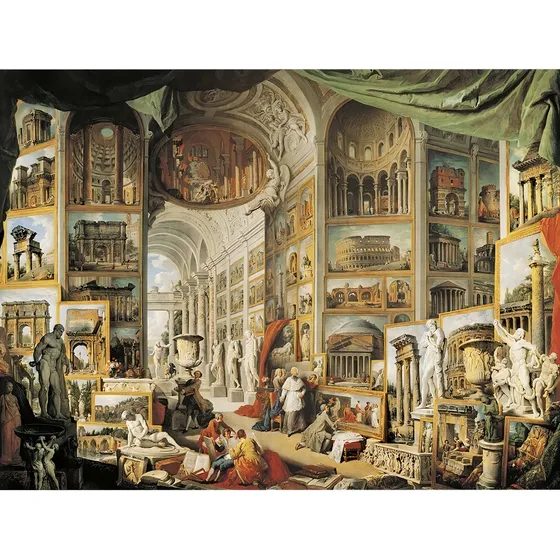 Pannini Galería C Vista Roma Antigua 1500 Pz Ricordi 80x60cm