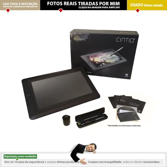 Mesa Gráfica Digitalizadora Wacom Cintiq 13hd C/ Monitor |c2