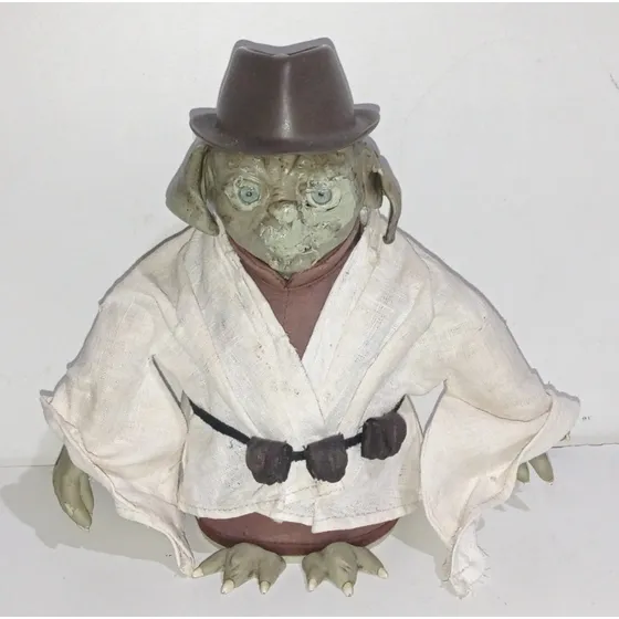 Boneco Action Figure Mestre Yoda Star Wars Hasbro 2004 + Voz