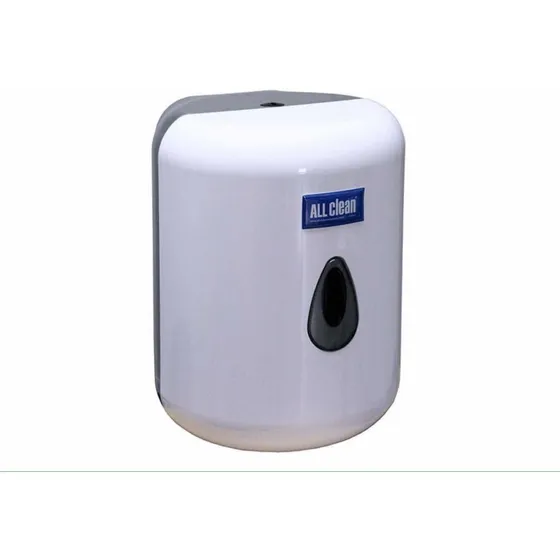 Dispensador Blanco De Servilletas De Rollo 7' En Espiral