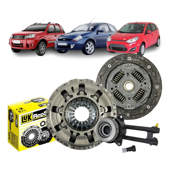 Kit Embreagem + Atuador Fiesta 1.6 8v Zetec Rocam 2006 2014