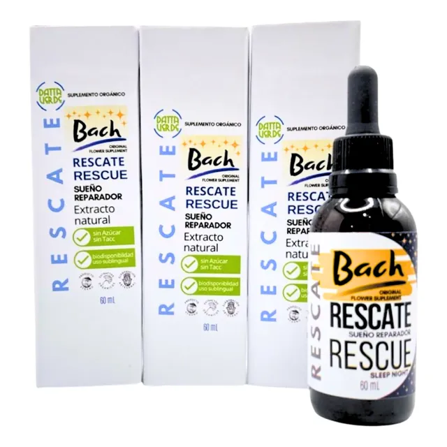 Rescate De Bach Para Dormir   Combo Pack 180ml
