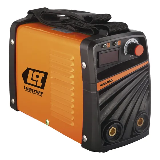 Soldadora inverter Lüsqtoff Inverter Iron-250 color naranja/negro 220V