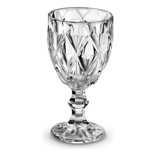 Jogo De Taças Diamond Vidro Taça De Vinho 340 Ml 6 Pçs Jogo De Taças Diamond Vidro Taça De Vinho 340 Ml 6 Pçs