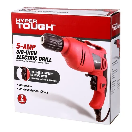 Taladro 3/8 Hyper Tough 3000 Rpm De Calidad Nuevo Tienda