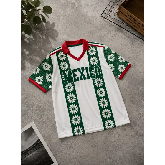 Jersey Floral Mundial26 Edición Limitada Mexico