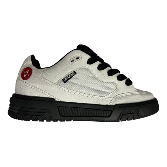 Zapatillas Vision Street Wear Modelo Saavy Blanco Negro