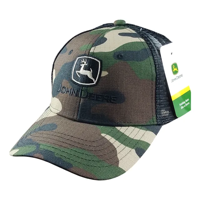 Gorra Estilo John Deere Camuflaje Malla Trucker Jd028