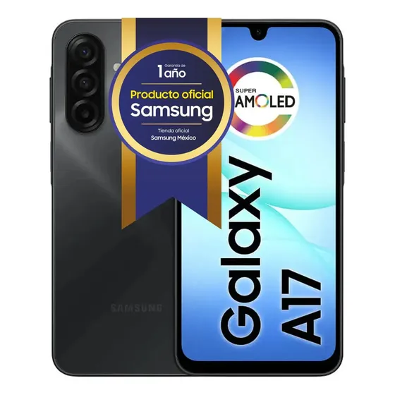 Samsung Galaxy A17 Negro All Black 128 Gb 4 Gb Ram Lte 6.7