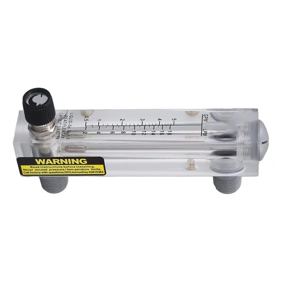 Rotámetro O Caudalímetro Mide Flujo Agua 0.5-5gpm / Lzm15
