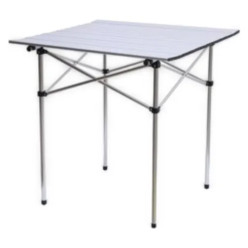 Mesa de exterior Kushiro mpalu70 de aluminio color gris