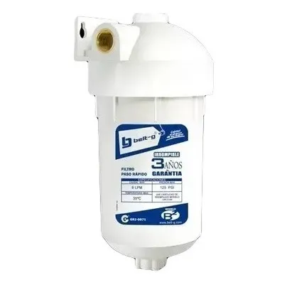 Filtro De Agua Paso Rapido Con Cartucho Belt G Tienda Nuevo