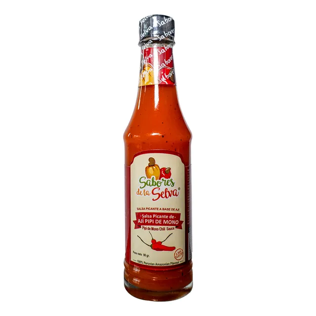 Salsa Picante Sabores De La Selva Ají Pipí De Mono 90ml