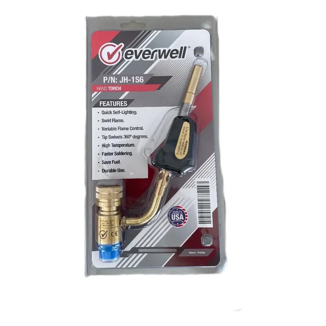 Antorcha Pico Manual Con Yesquero Gas Propano. Everwell 