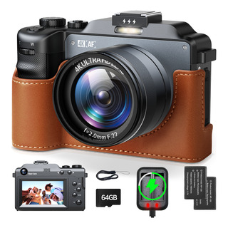 Cámara Digital Autofoco 4k 64mp 3in Webcam Principiante 64gb Cámara Digital Autofoco 4k 64mp 3in Webcam Principiante 64gb