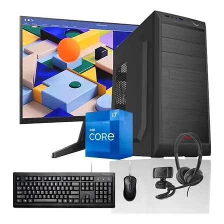 Pc + Monitor 24 + Perif:intel I7 12700 32gb Ddr5 2tb Uhd 770 32 Gb