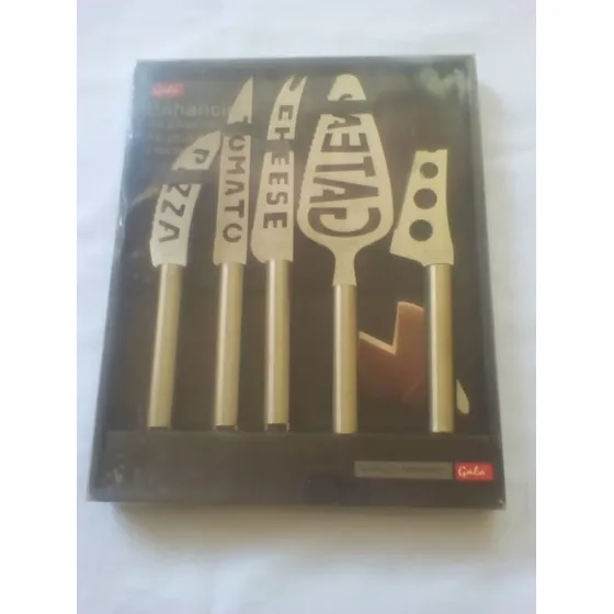 Juego De 5 Cuchillos Acero Inoxidable Para Cortar 