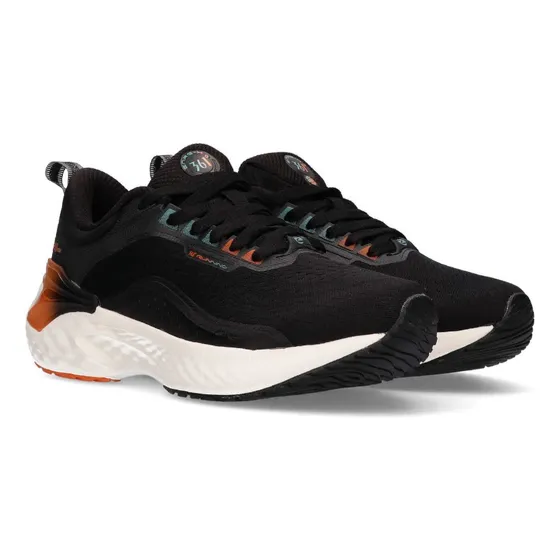Zapatillas 361° Mandala Negro Y Naranja Hombre