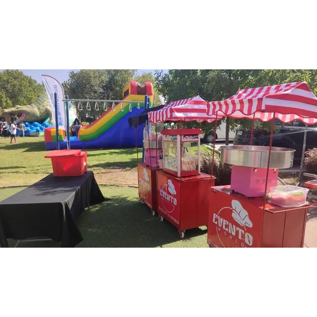 Servicio  Carritos Para Eventos,completos , Algodon Cabritas