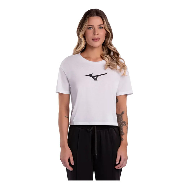 Camiseta Feminina Mizuno Cropped Camiseta Feminina Mizuno Cropped