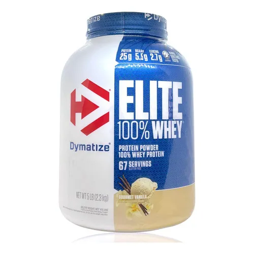 Elite 100% Whey Proteína 5 Lbs Vainilla Dymatize