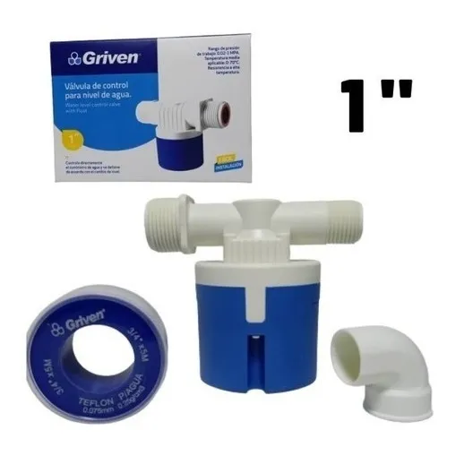 Válvula Flotante 1 Pulgada Para Control Nivel De Agua 