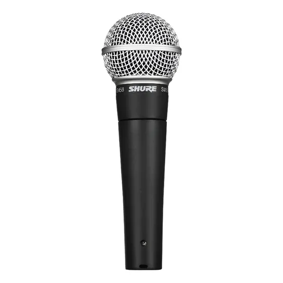 Micrófono Shure SM SM58-LC Dinámico Cardioide color gris oscuro/plateado