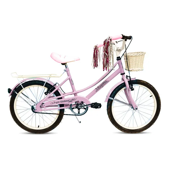 Bicicleta Musetta Vintage 20  Mujer C/canasto Y Guardabarros